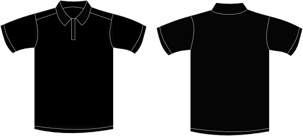 Polo Shirt Clip Art At Clkercom Vector Online Royalty - Fedora Linux Shirt (600x270)