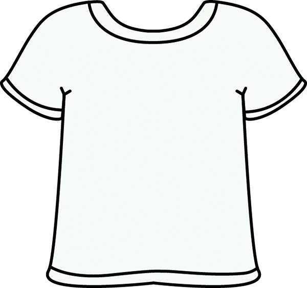 Blank Dress Cliparts - White T Shirt Clipart (600x562)
