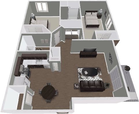 Willow Falls Condos Cedar Falls Floor Plan - Waterloo Condos For Rent (500x411)