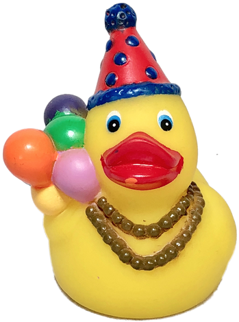 Birthday Balloons Rubber Duck - Duck (500x500)