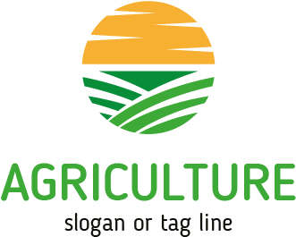 Agriculture Company Logo Template - Graphic Design (450x450)