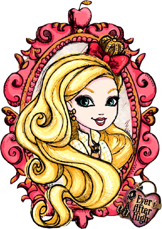 Apple White And Raven Queen - Ever After High Apple White (726x1004)