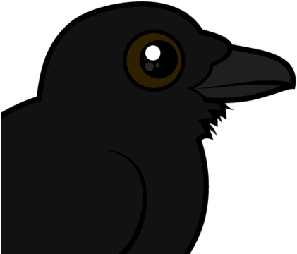 About The Common Raven - Birdorable Allgemeiner Rabe Grußkarte (440x440)