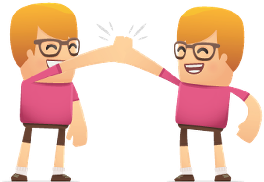 Set Of Dude Character In Different Poses - Vector Graphics (567x399)