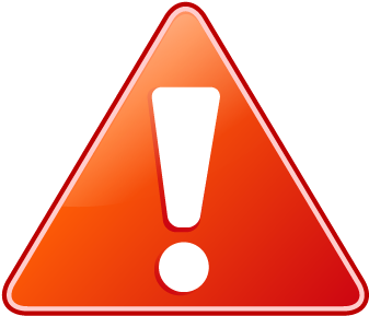 Red Warning Sign Png (442x442)