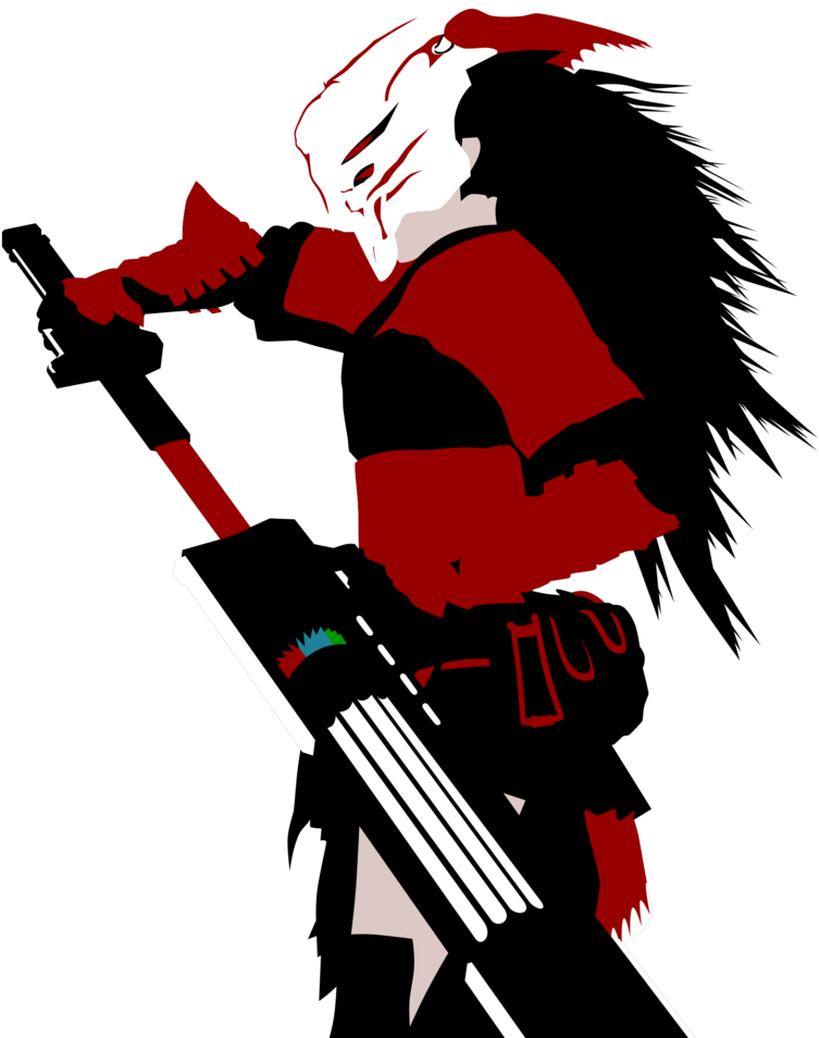 Raven X Grimm Lord M Reader - Raven Branwen Weapon (800x965)