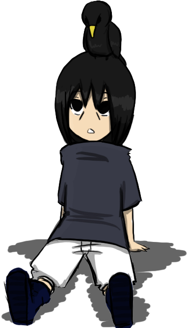Itachi And Raven By Malengil - Itachi Raven Png (478x675)