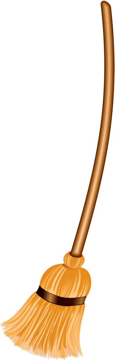 Transparent Broom Png Clipart - Broom Clipart Transparent (429x1280)