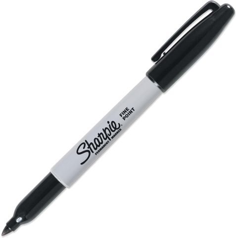 Sharpie Fine Point Permanent Marker Black - Sharpie Fine Point Permanent Marker Black (477x480)