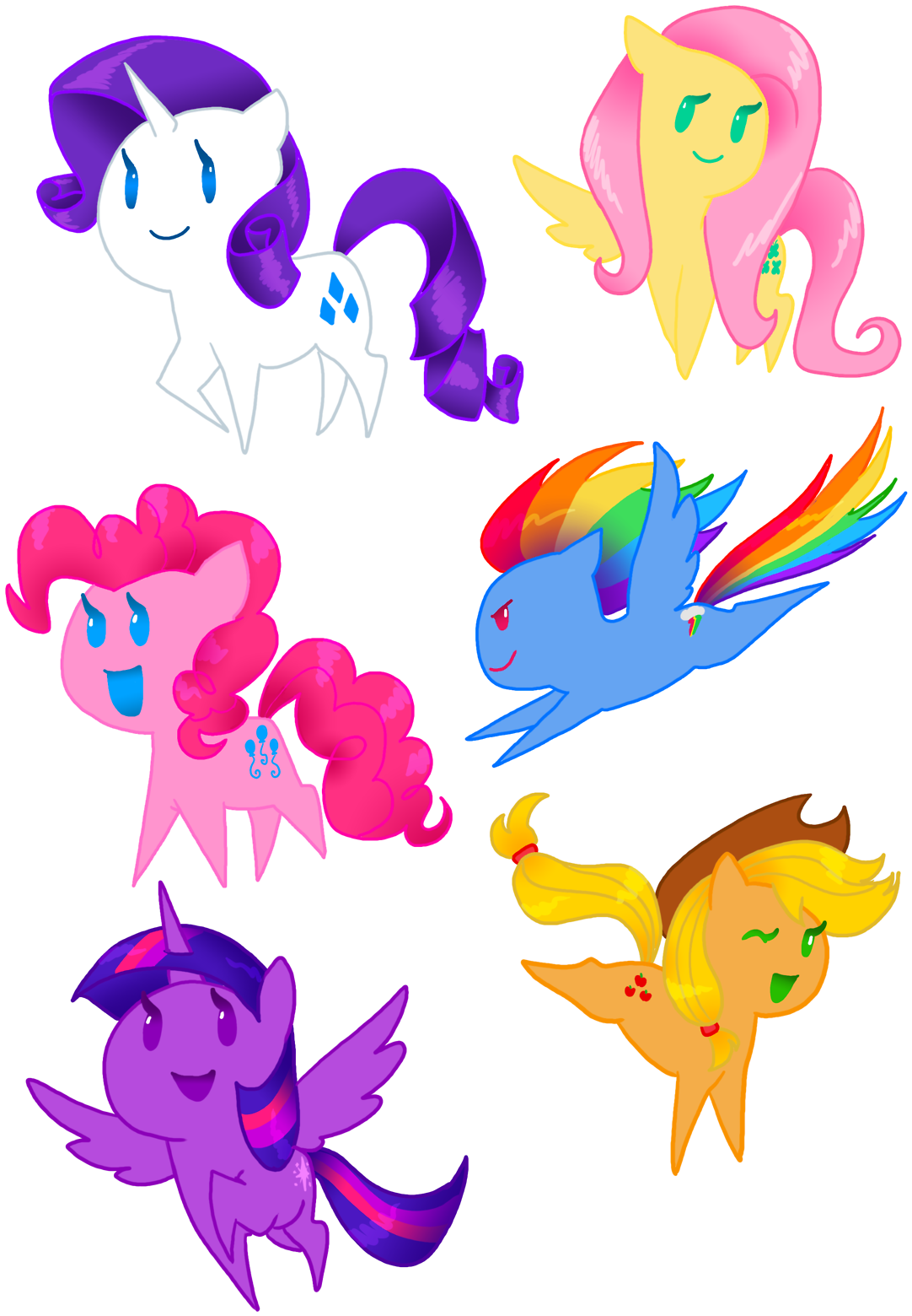 Originally Did Small Ponies In Sharpie On My Instagram - My Little Pony: Friendship Is Magic (1280x1656)