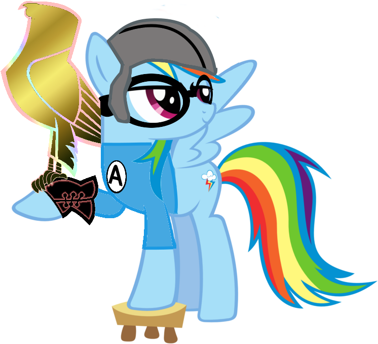 Aquabats, Eaglebones Falconhawk, Edit, Pose, Rainbow - Cartoon (1024x768)