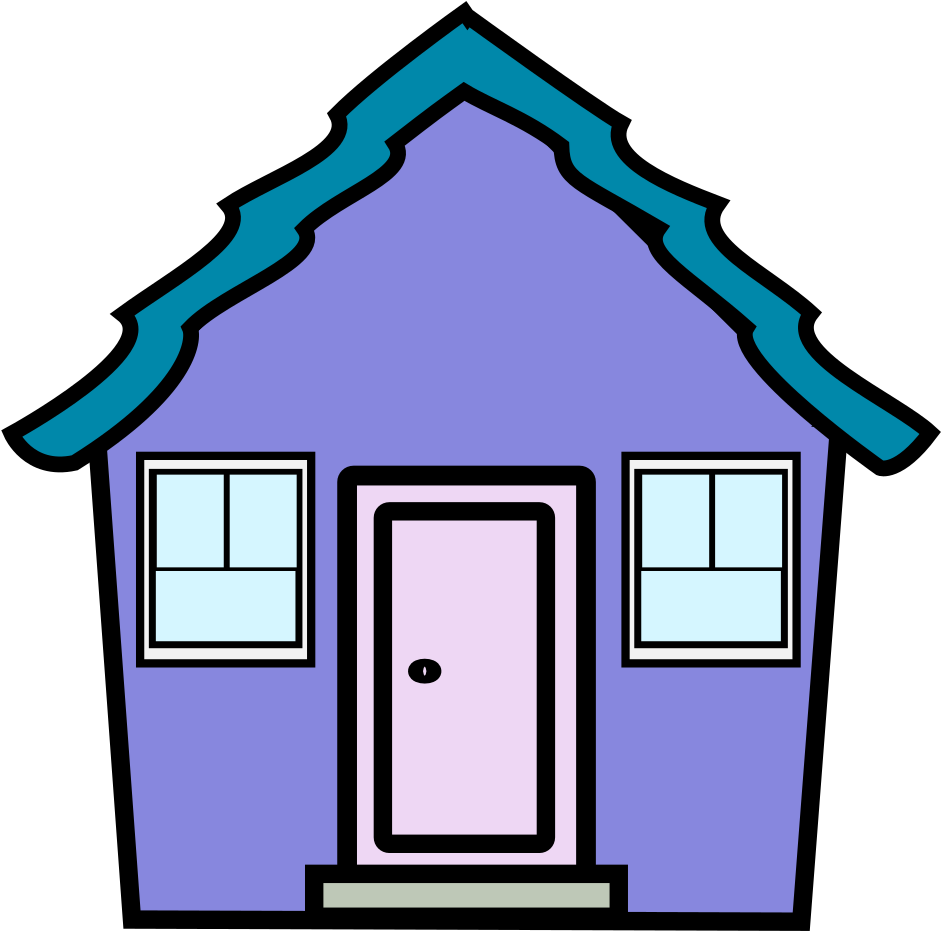 This Free Icons Png Design Of House, Purple - Clip Art (2400x1800)