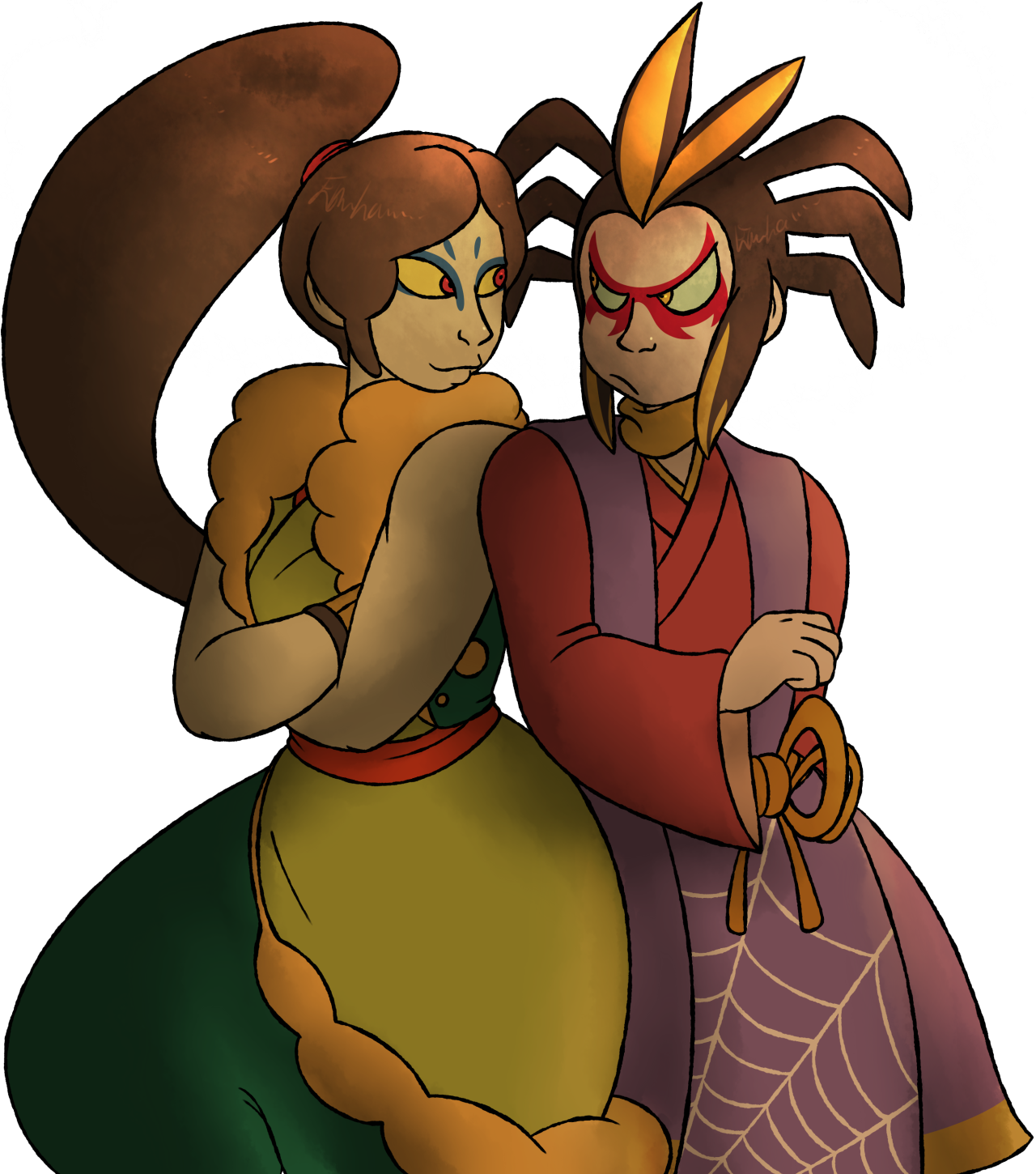 Toadal Dude And Arachnus For My Beautiful, Perfect - Yo-kai Watch (1280x1450)