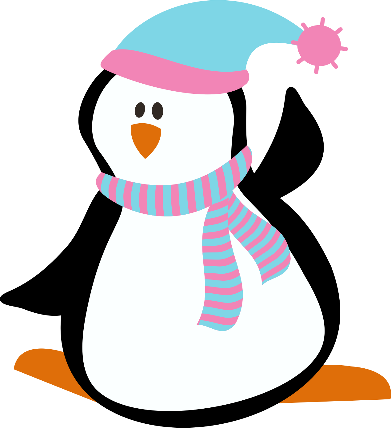 Cute Penguin - Penguin (1271x1392)