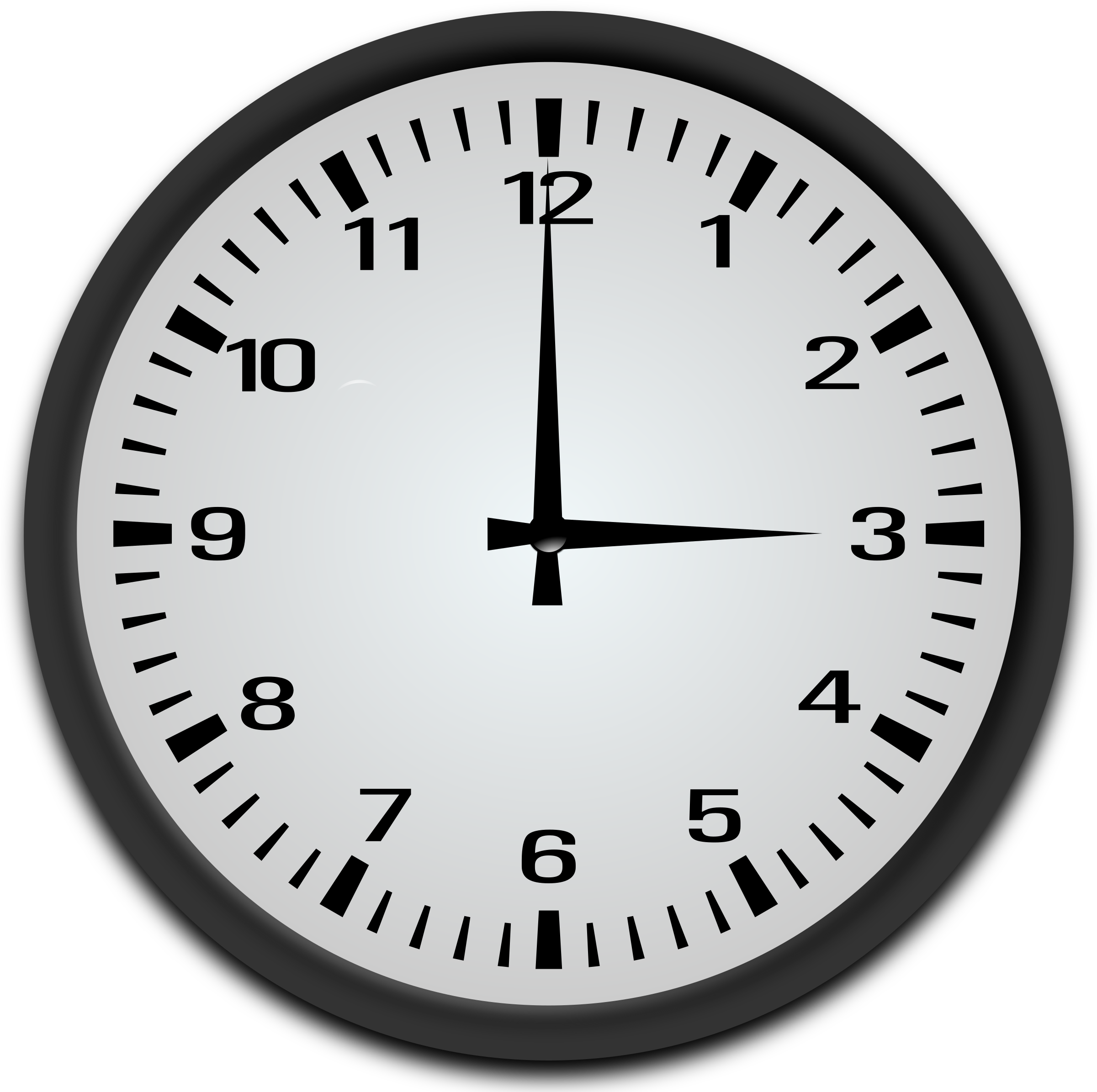 3 O Clock Clipart - 1 15 O Clock (2400x2400)