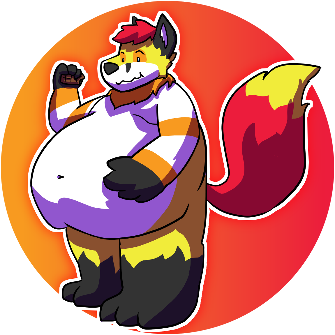 [t] Charr Is A Tubby Dude - Cartoon (1150x1150)