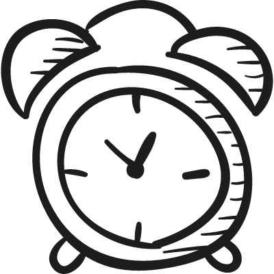 28 Collection Of Clock Drawing Png - Draw A Alarm Clock (400x400)