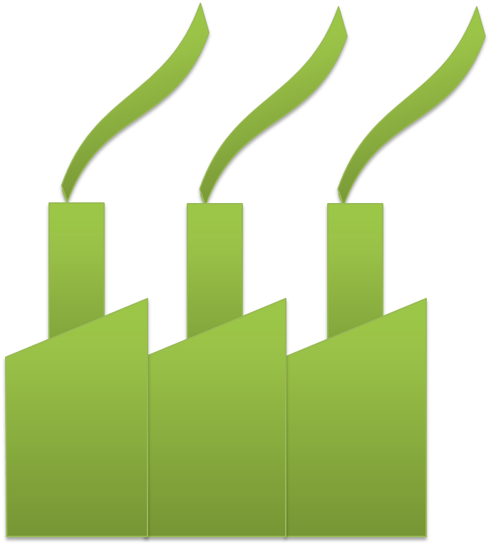 Coming Clean And Green D - Map Symbol Of A Factory (689x765)