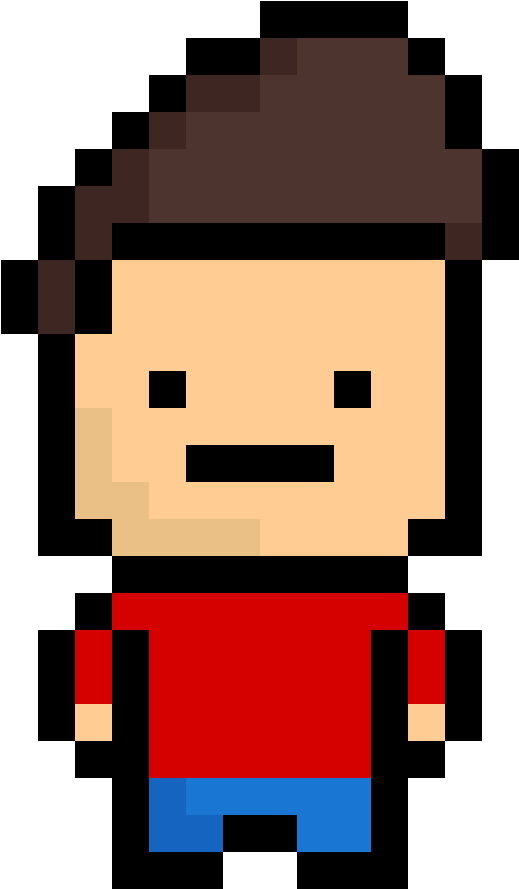 Dude - Minecraft Steve Pixel Art (1184x1184)