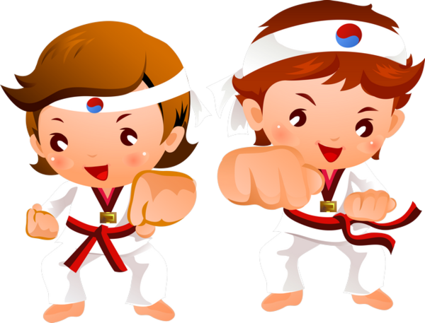 Personnages, Illustration, Individu, Personne, Gens - Martial Arts Cartoon Clip Art (670x510)