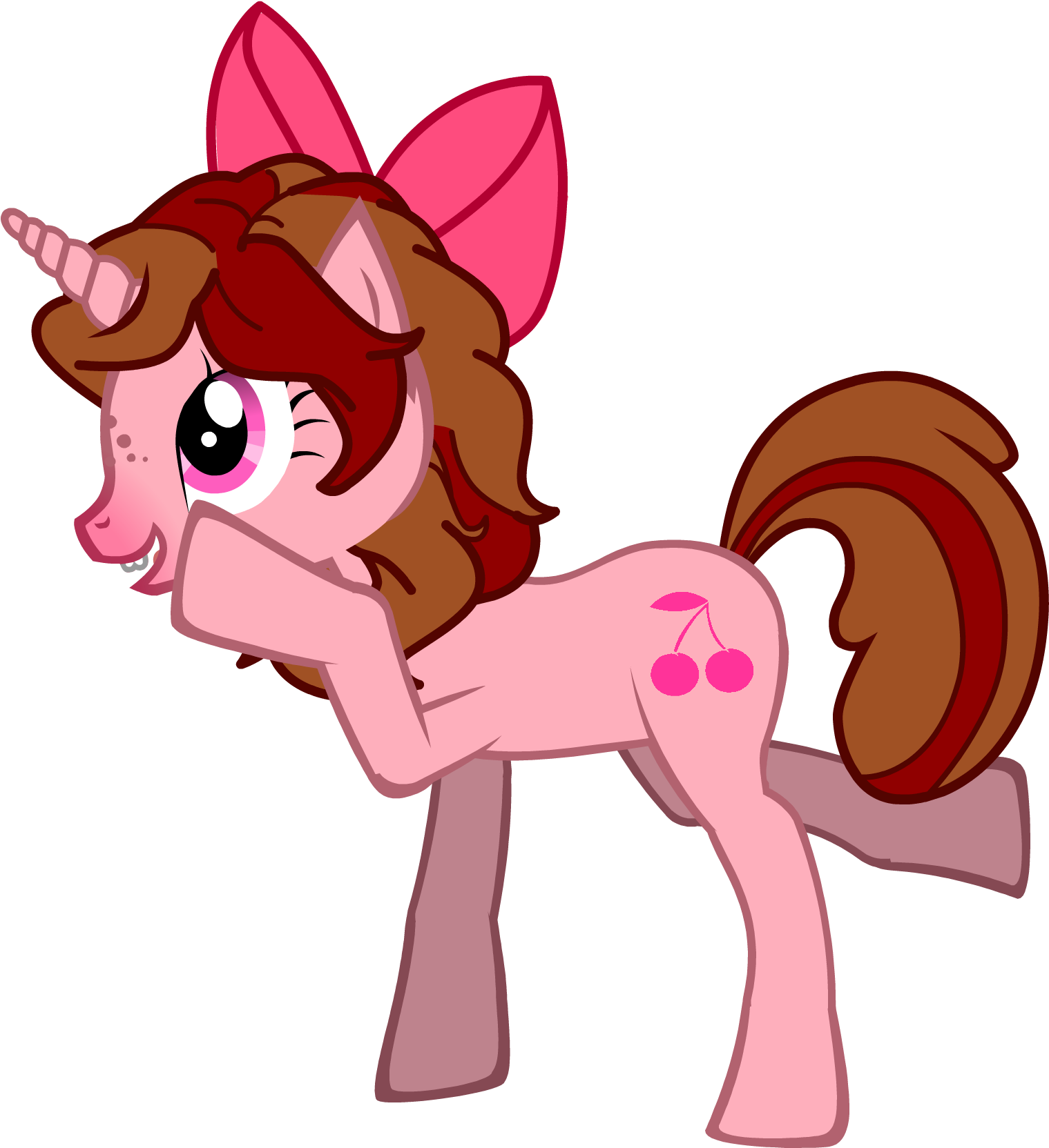 Perriwinkle Swirl Unicorn - Portable Network Graphics (1615x1710)