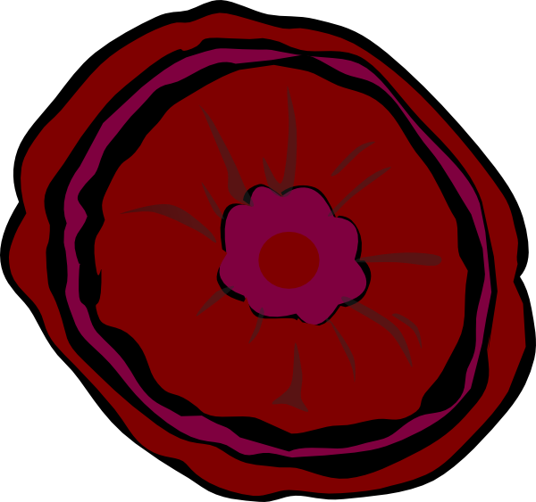 Layered Poppy Clip Art At Clker - Layered Poppy Clip Art At Clker (600x563)