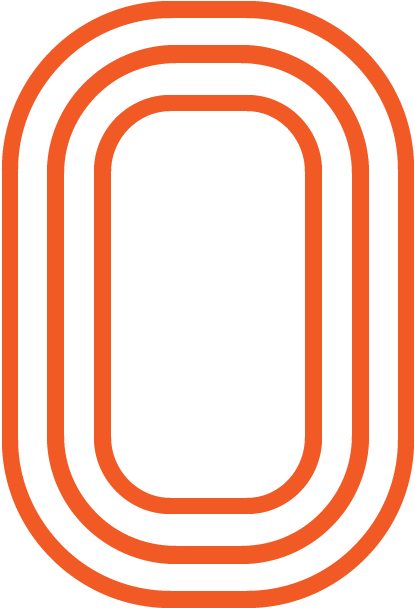 Large Orange Track - Circle (516x609)
