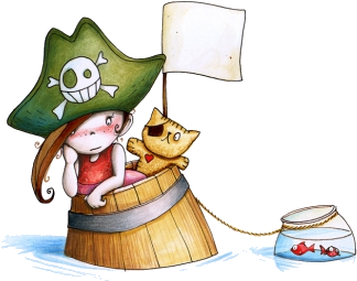 Fillette - Emmanuelle Colin Pirates (360x360)