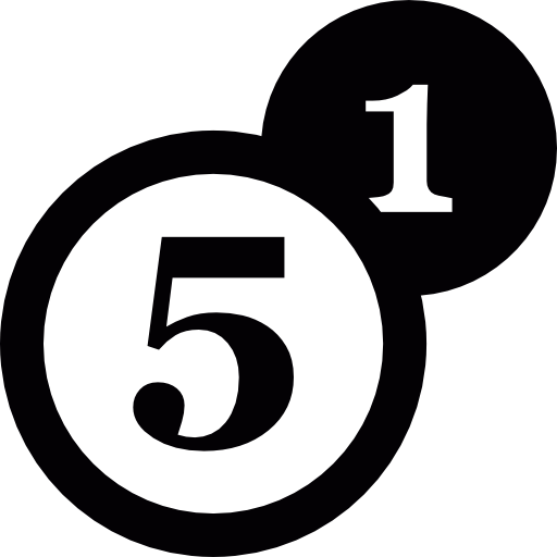Number, Coins, Bingo Icon - Bingo Icon (512x512)