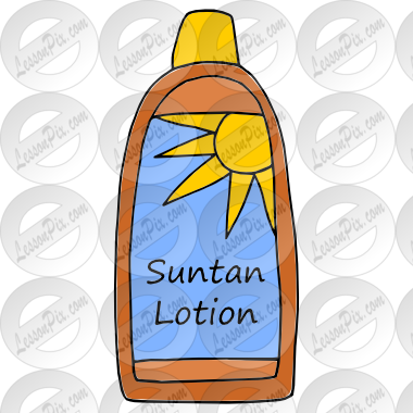 Suntan Lotion Clipart - Suntan Lotion Cartoon (380x380)
