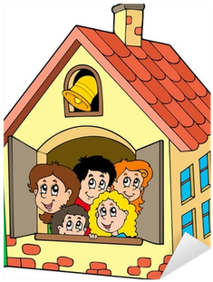 Child In A House Clipart (400x400)