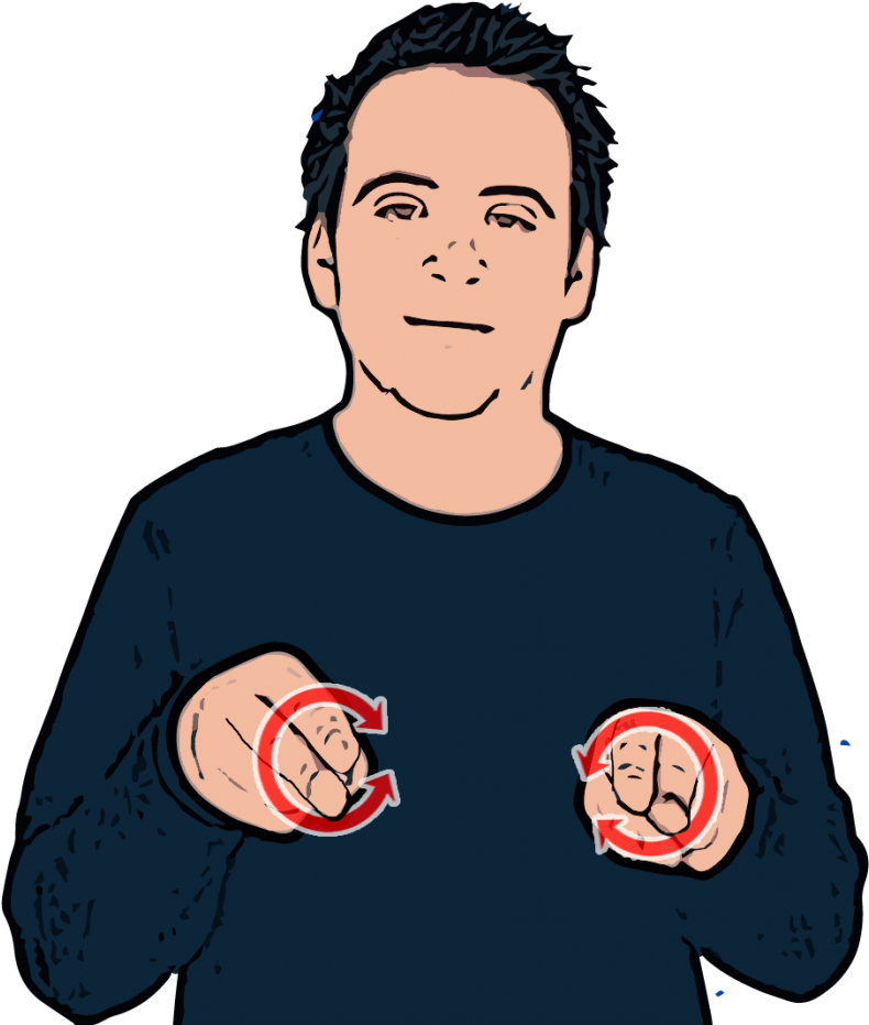 British Sign Language Dictionary Bbq In Sign Language (829x930) Png