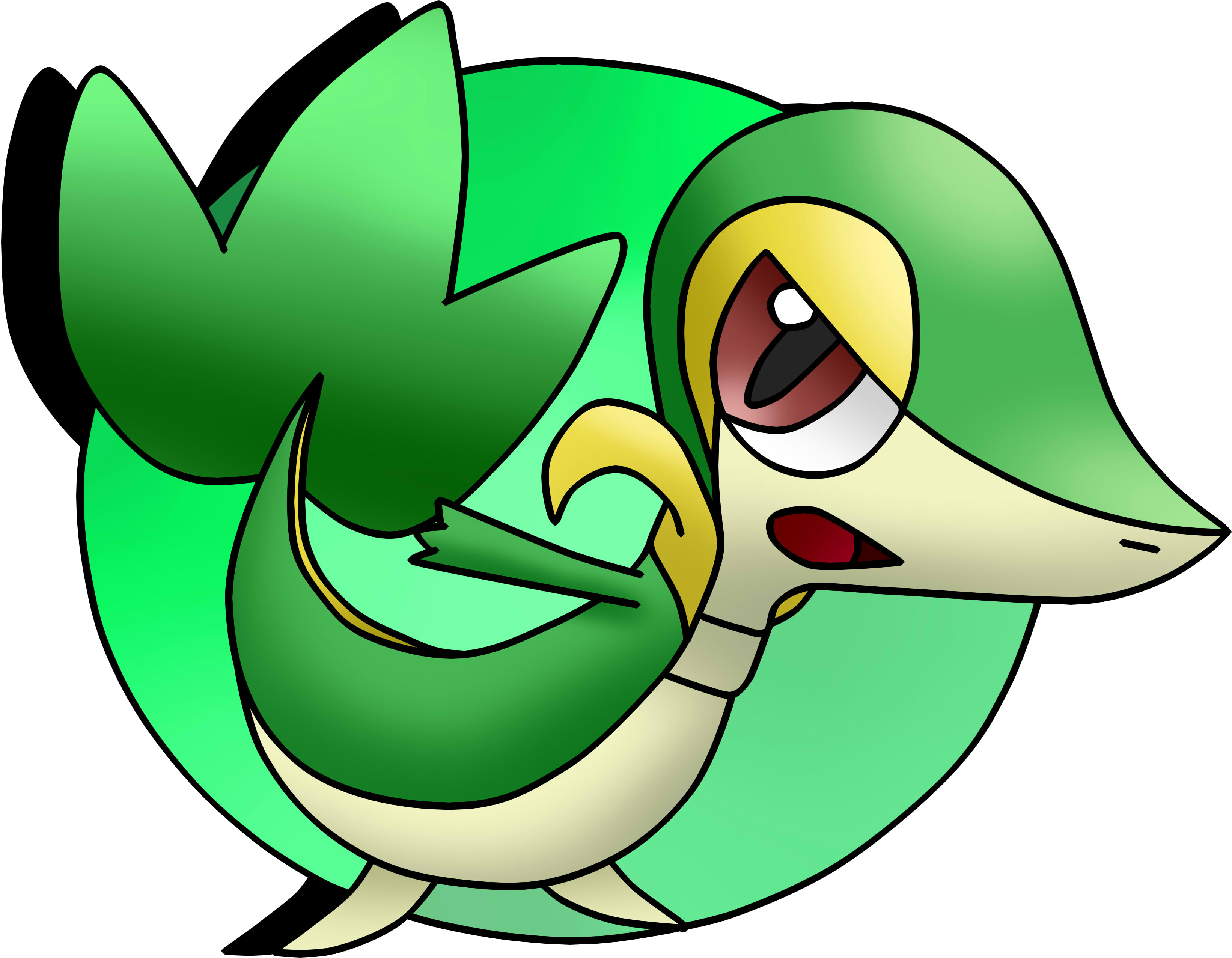 Running Snake By Kunyka - Fan Art (4000x3086)