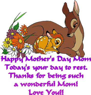 Download - Cute Happy Mother Day Animated (373x391)