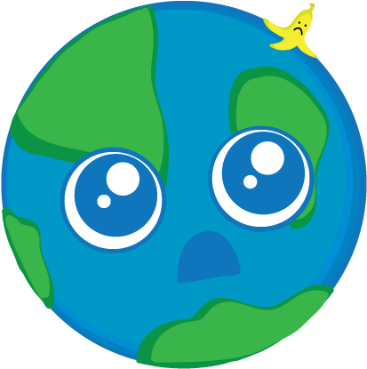 Sad Earth By Welikegroovyturtles - Cute Happy Earth Cartoon (500x500)