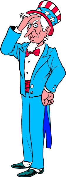 Uncle Sam Clipart Animated - Uncle Sam Clipart Animated (272x600)