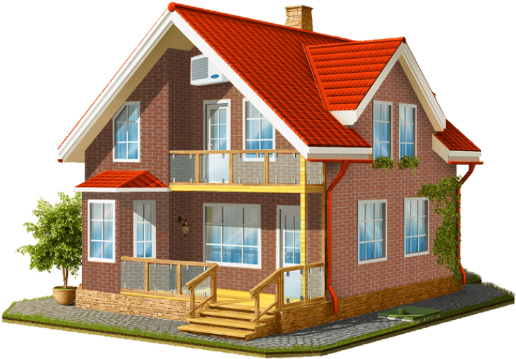 Free Png Big House Png Images Transparent - Дом Из Кирпича Png (851x677)