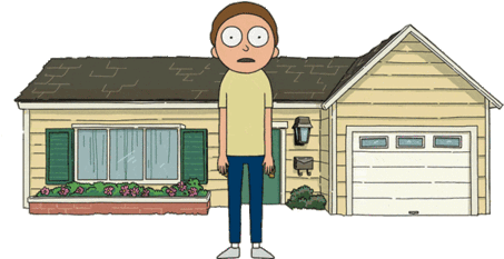 Animated House Download - Rick And Morty House Transparent (480x312)
