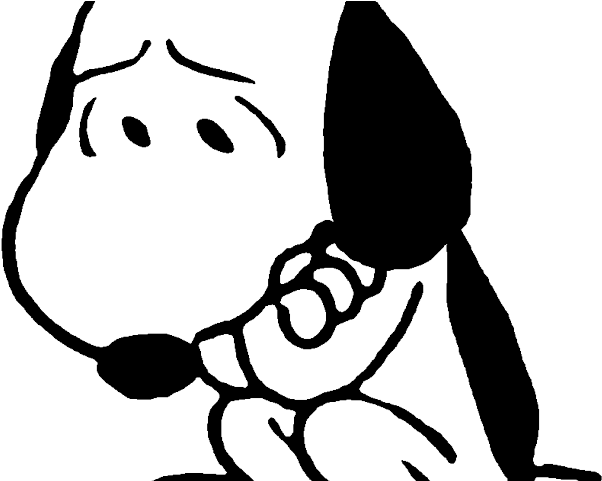 Sad Clipart Snoopy - Dibujos Animados De La Autoestima (640x480)