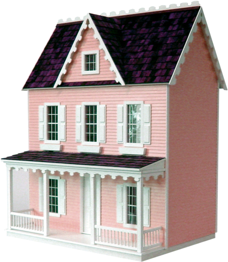 Vermont Farmhouse Jr Dollhouse Kit Milled Mdf Real - Real Good Toys Vermont Farmhouse Jr. Dollhouse Kit-milled (600x600)