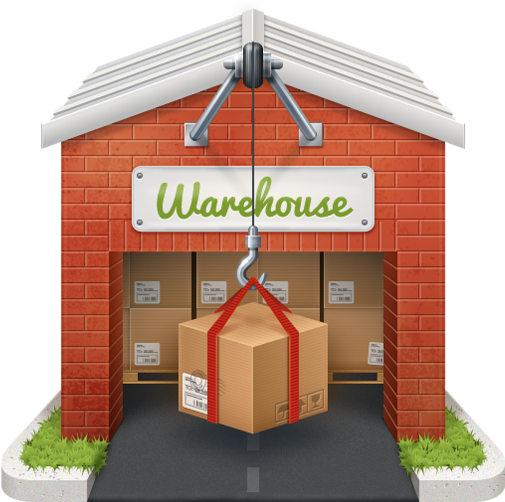 Icon Building Warehouse Icon - Warehouse Icon Png (1000x1500)
