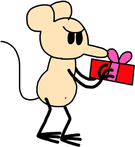 Ignatz Going To Give A Brick As Birthday Gift By Marcospower1996 - Brick (894x894)