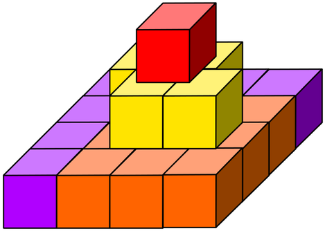 Cube Building Vector Image - Diagram (1024x750)