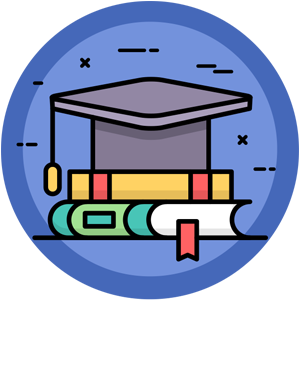 Education Clip Library Logo - Logo (300x400)