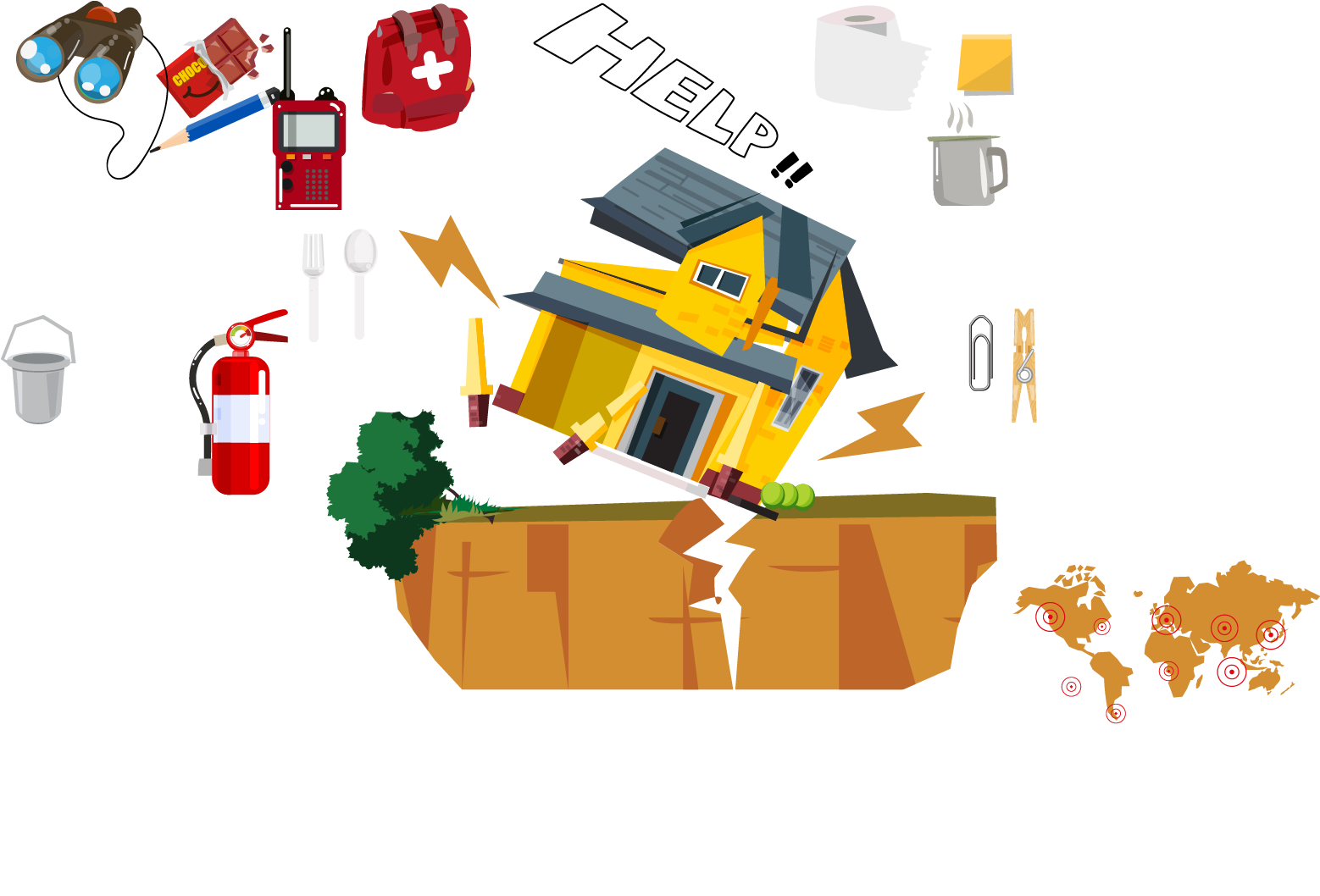 Earthquake Preparedness Sunda Megathrust Clip Art - World Map Without Labels (1667x1404)