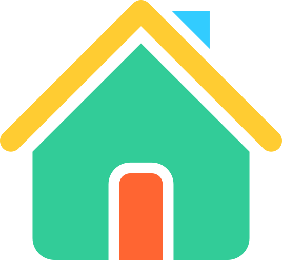 House Icon Home Sign Flat Style - Icon House (550x507)