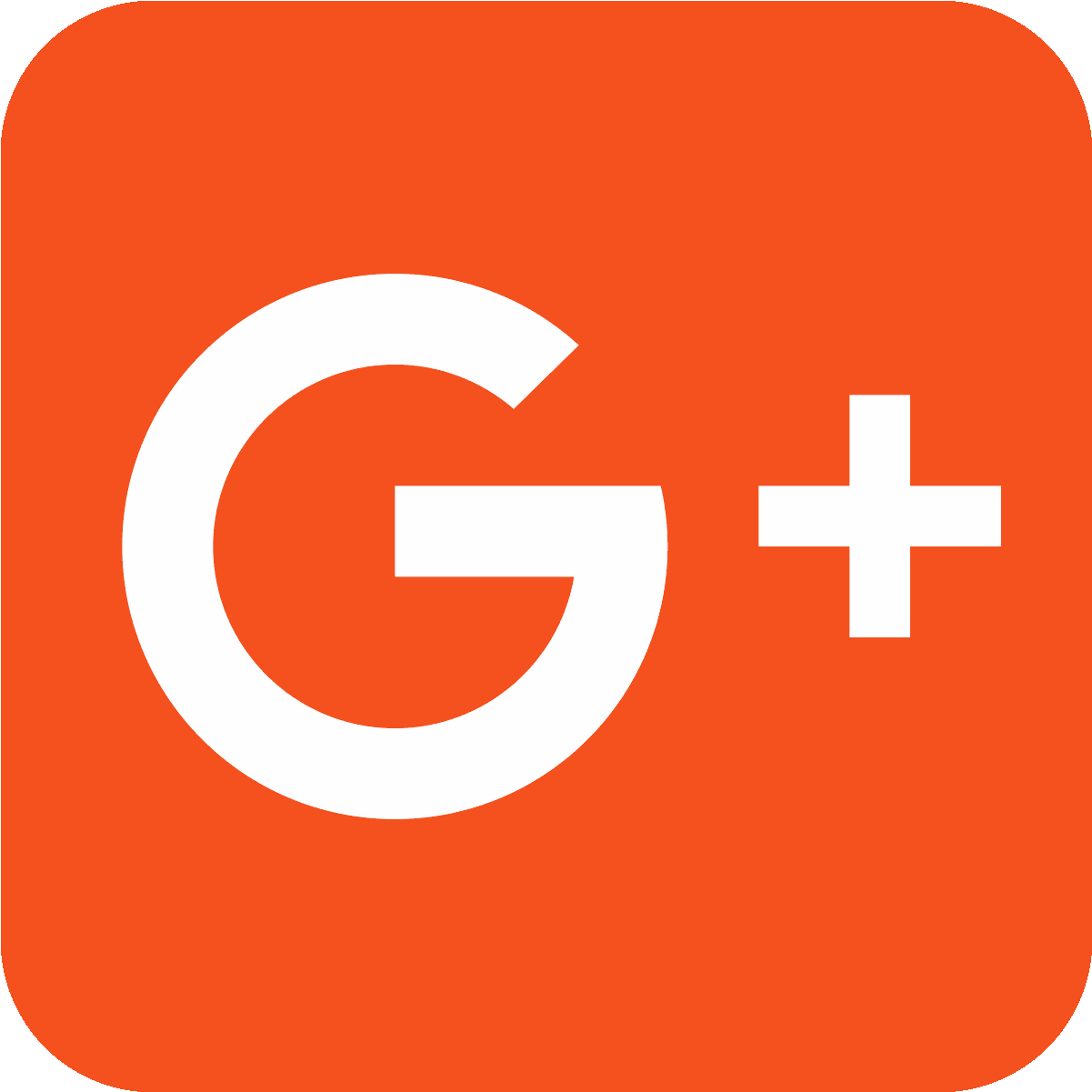 Google Plus Squared Icon - Google Plus Logo Png (1600x1600)