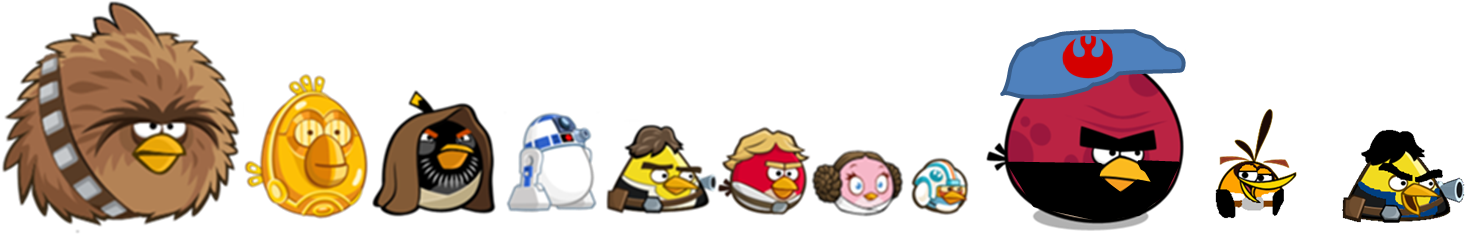 Fan Star Wars Group With Real - Angry Birds Star Wars Imperial Officer (1485x258)