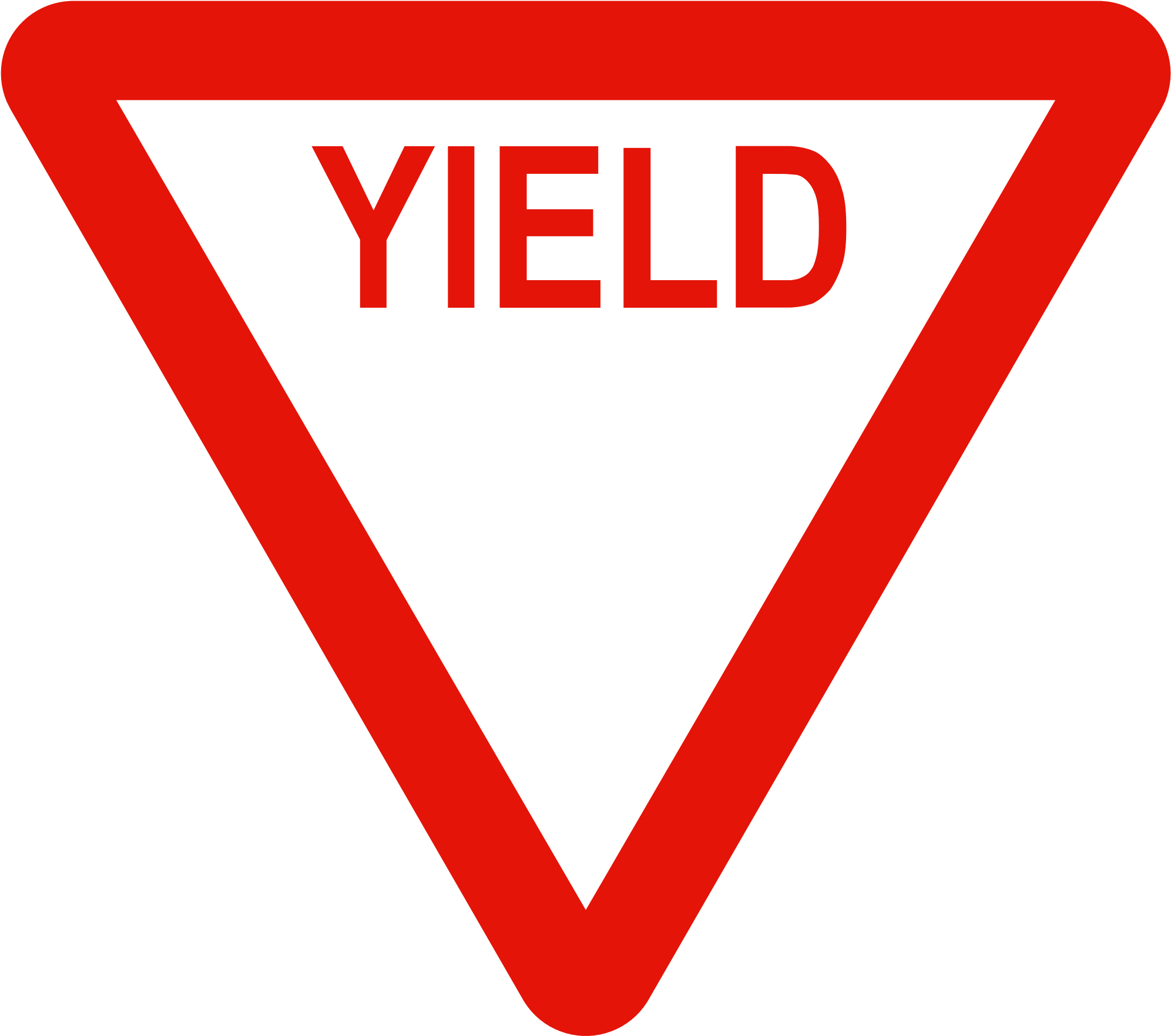 File Liberian Road Signs Regulatory Sign Yield Svg - File Liberian Road Signs Regulatory Sign Yield Svg (2000x1767)