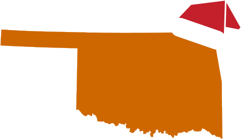 Oklahoma Was The Last U - Oklahoma State Shape Png (500x294)